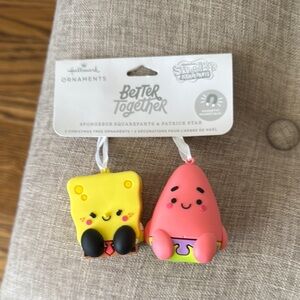 Hallmark SpongeBob and Patrick Ornaments